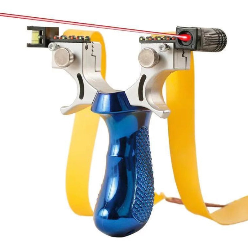 Slingshot | Laser-Aimed High-Precision | Ergonomic Handle | Outdoor Target Practice
