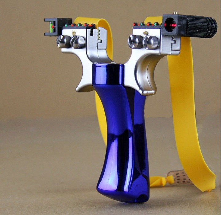 Slingshot | Laser-Aimed High-Precision | Ergonomic Handle | Outdoor Target Practice