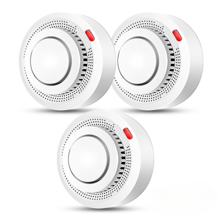 Smart Smoke & Heat Detector | Wi‑Fi & Bluetooth App Control | 85 dB Alarm | Home Safety