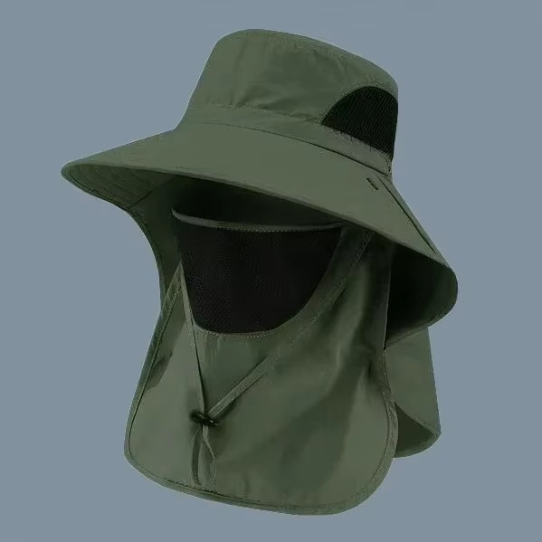 Sun Hat for Hiking & Fishing | UV Protection | Wide Brim & Detachable Neck Flap