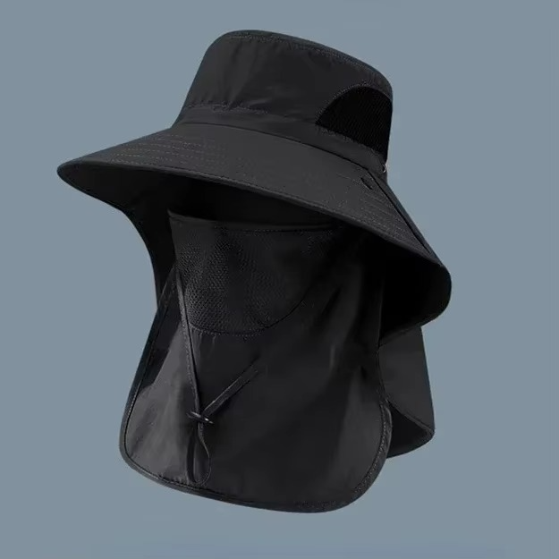 Sun Hat for Hiking & Fishing | UV Protection | Wide Brim & Detachable Neck Flap