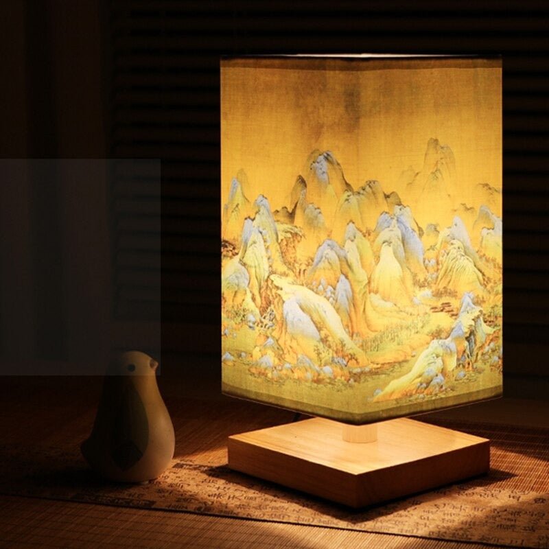 Table Lamp | Japanese-Scandinavian Design | Paper Shade & Warm Diffused Light
