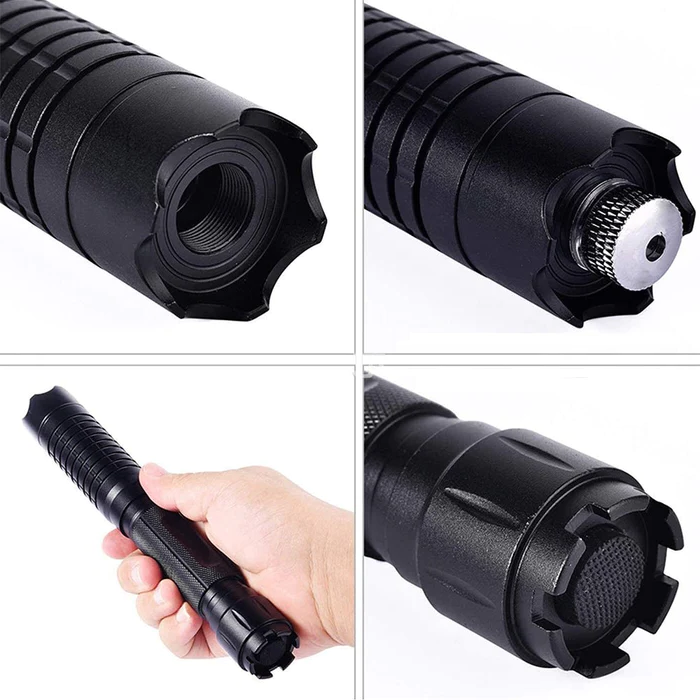 Tactical Laser Torch | Fire-Starting Laser with Adjustable Focus | Portable Survival Light | Blue