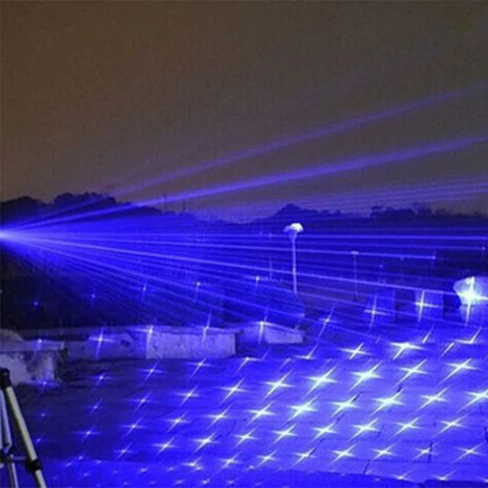 Tactical Laser Torch | Fire-Starting Laser with Adjustable Focus | Portable Survival Light | Blue