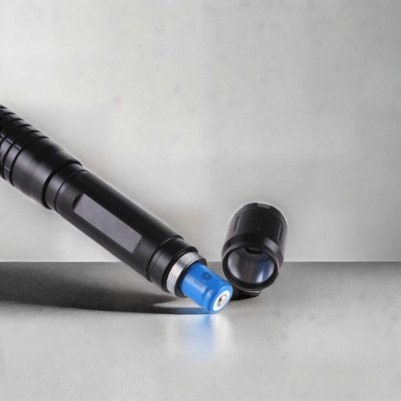 Tactical Laser Torch | High-Intensity Blue Beam | Adjustable Focus, Aluminum Body | Outdoor Survival
