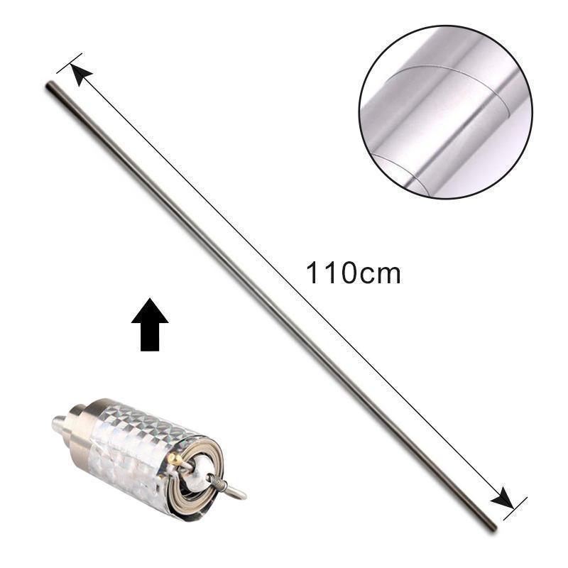 Telescoping Self-Defense Rod | 110 cm Extendable Stainless Steel | Lightweight & Portable