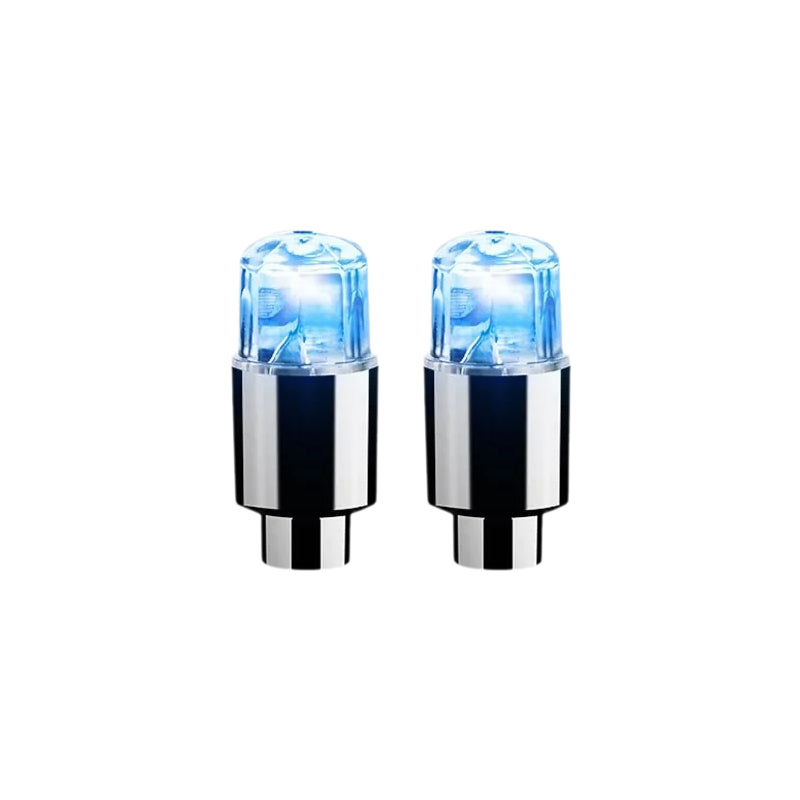 Tire Valve LED Caps | Motion-Activated LED | Waterproof & Rust-Resistant | Night Visibility
