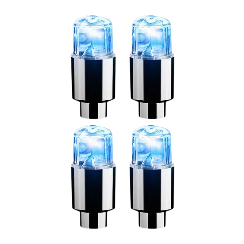 Tire Valve LED Caps | Motion-Activated LED | Waterproof & Rust-Resistant | Night Visibility