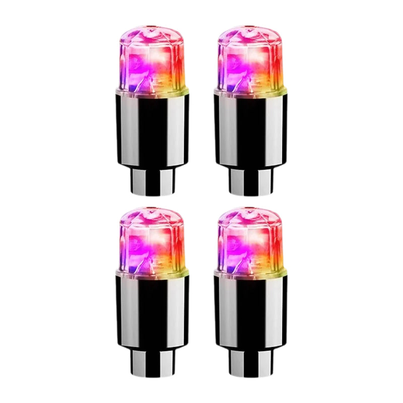 Tire Valve LED Caps | Motion-Activated LED | Waterproof & Rust-Resistant | Night Visibility