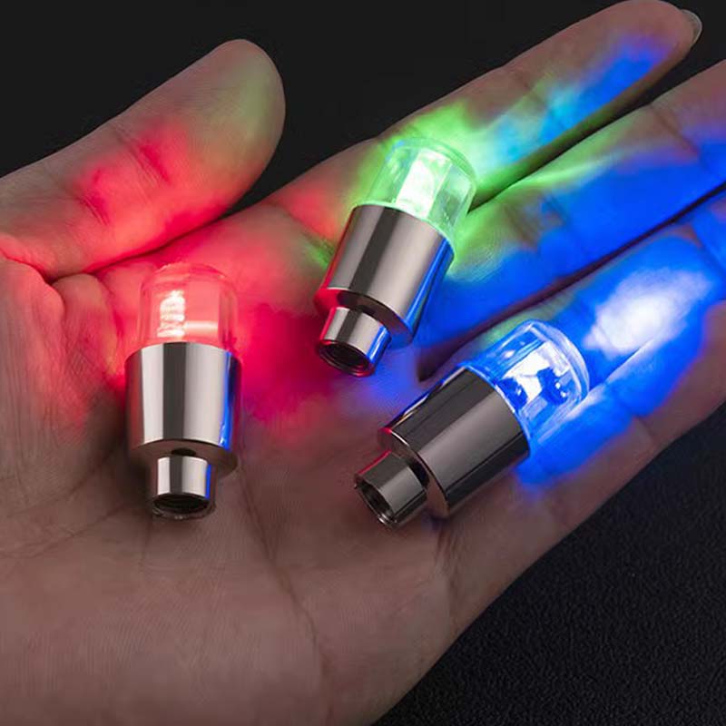 Tire Valve LED Caps | Motion-Activated LED | Waterproof & Rust-Resistant | Night Visibility