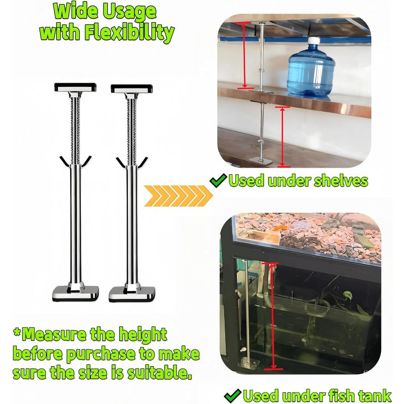 Undermount Sink Support Kit | Heavy-Duty Adjustable Brackets | 500 lb Load Capacity