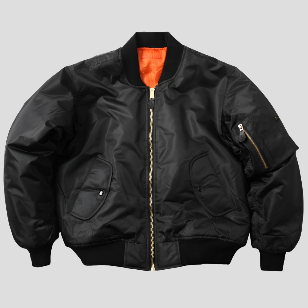 Unisex Bomber Jacket | Classic Design with Ribbed Trim | Wind-Resistant Shell & Smooth Lining