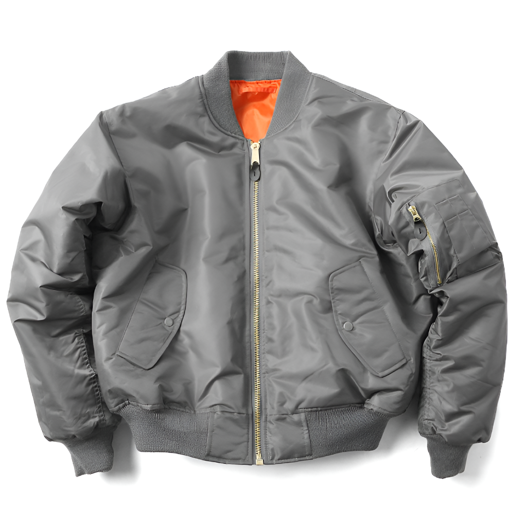 Unisex Bomber Jacket | Classic Design with Ribbed Trim | Wind-Resistant Shell & Smooth Lining