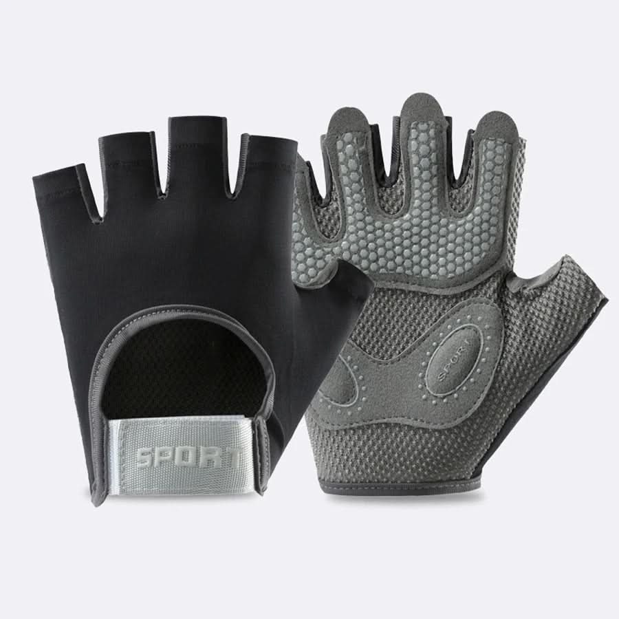 Unisex Fitness Gloves | Breathable Half-Finger Design | Reinforced Grip, Comfortable Fit