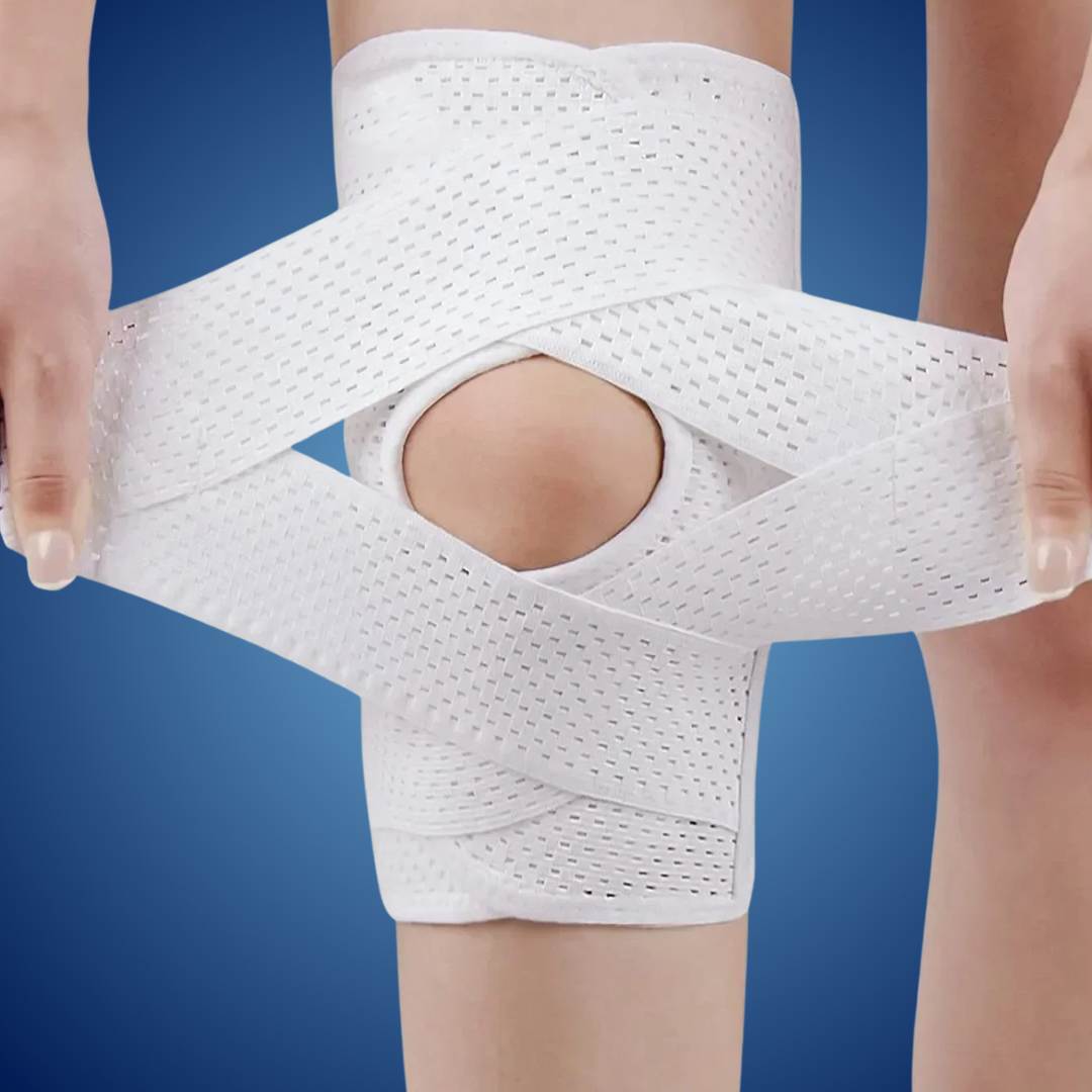 Unisex Knee Support Brace | Support Compression Springs | Adjustable Tension Strap | Pain Relief