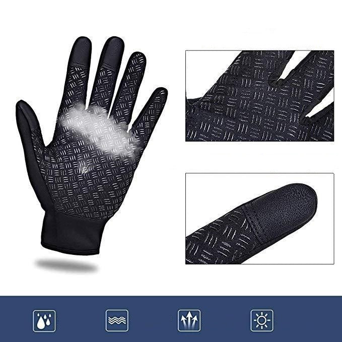 Unisex Winter Gloves | Waterproof & Windproof | Touchscreen Tips & Non-Slip Grip