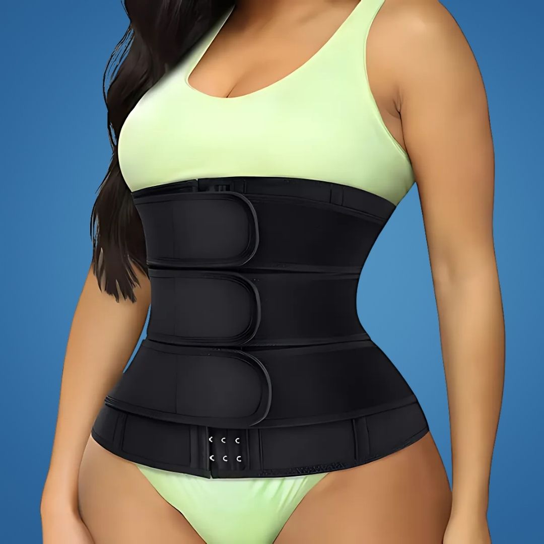 Waist Trainer Belt | Triple-Compression Neoprene | Adjustable Fastening | Postpartum & Workout
