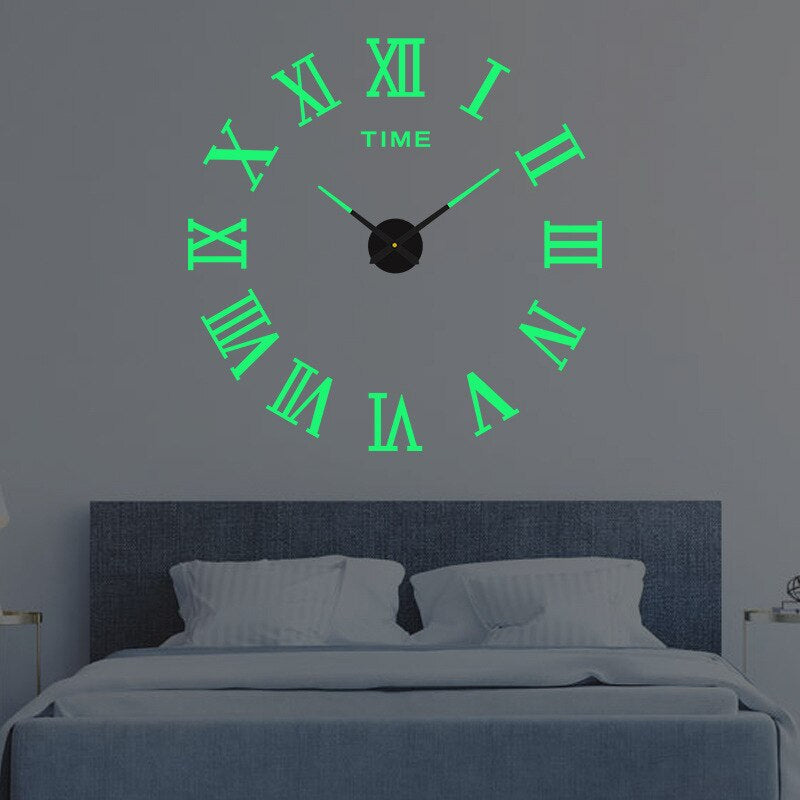 Wall Clock | Artistic Statement Design | 15.7 in Diameter | Quartz Movement