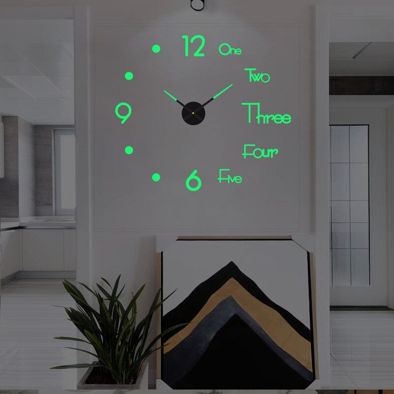Wall Clock | Artistic Statement Design | 15.7 in Diameter | Quartz Movement