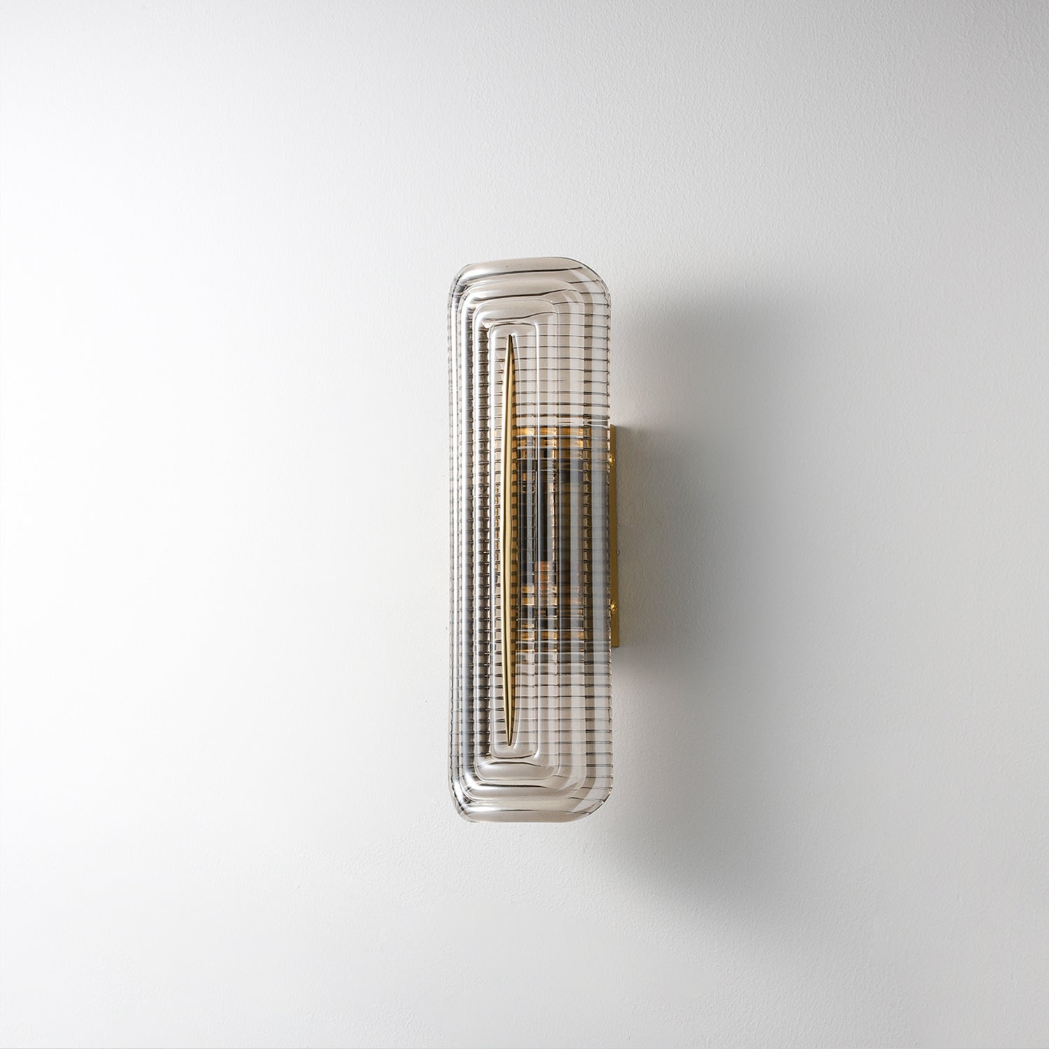 Wall Lamp | Geometric Textured Linear Design | Dimmable Hardwired | Ambient Accent Light