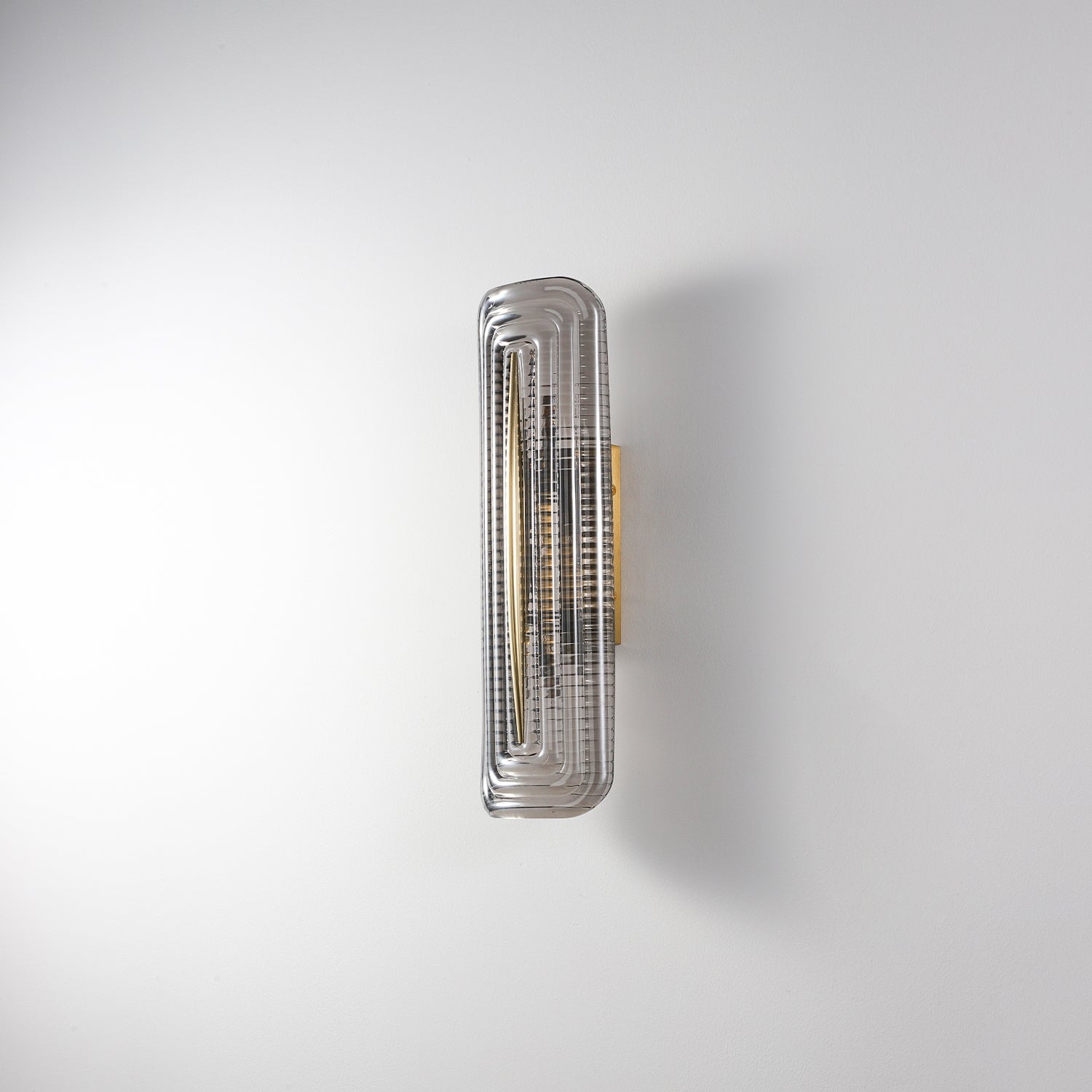 Wall Lamp | Geometric Textured Linear Design | Dimmable Hardwired | Ambient Accent Light