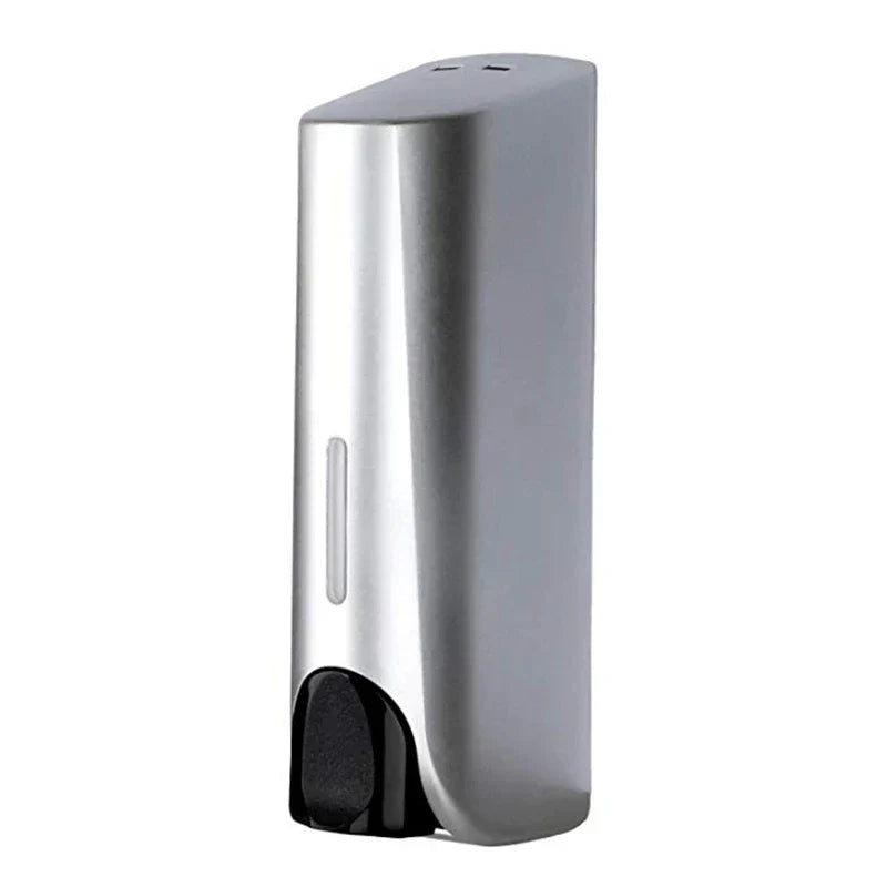 Wall-Mounted Shower Dispenser | 350ml Refillable Pump | Transparent Reservoir | Space-Saving