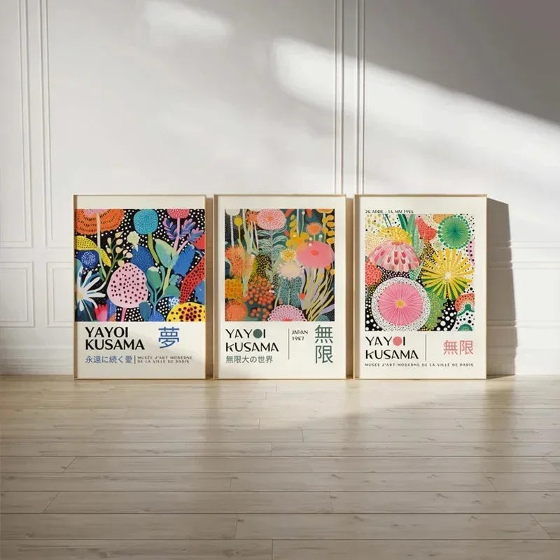 Wall Poster | Modern Abstract Japanese-Inspired Art | Unframed, Ready to Frame | Living Room Decor
