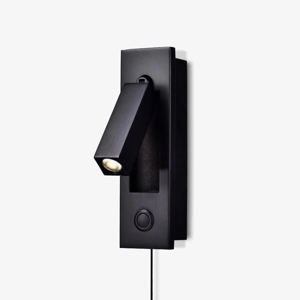 Wall Reading Lamp | Foldable Recessed | Adjustable Head & Hidden Switch | Space-Saving