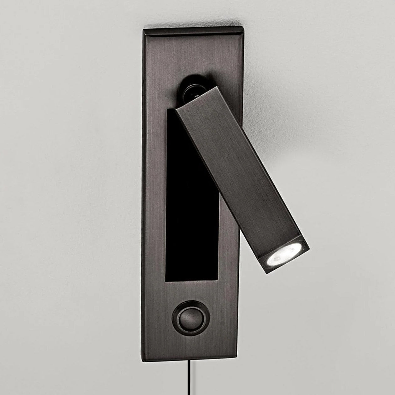 Wall Reading Lamp | Foldable Recessed | Adjustable Head & Hidden Switch | Space-Saving