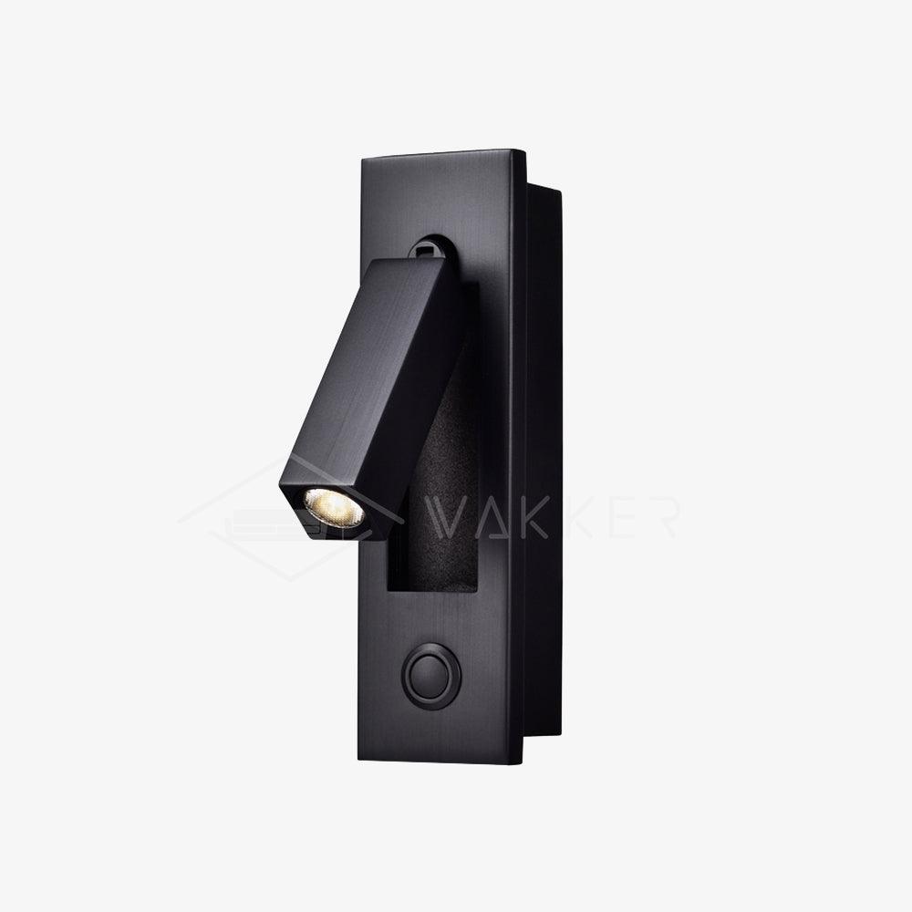 Wall Reading Lamp | Foldable Recessed | Adjustable Head & Hidden Switch | Space-Saving