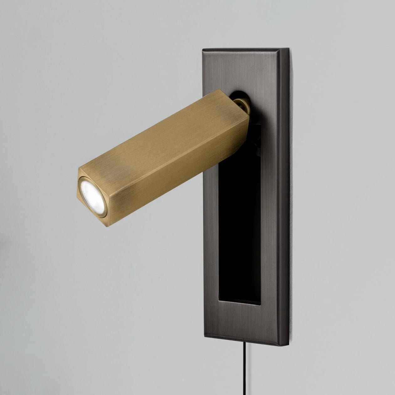 Wall Reading Lamp | Foldable Recessed | Adjustable Head & Hidden Switch | Space-Saving