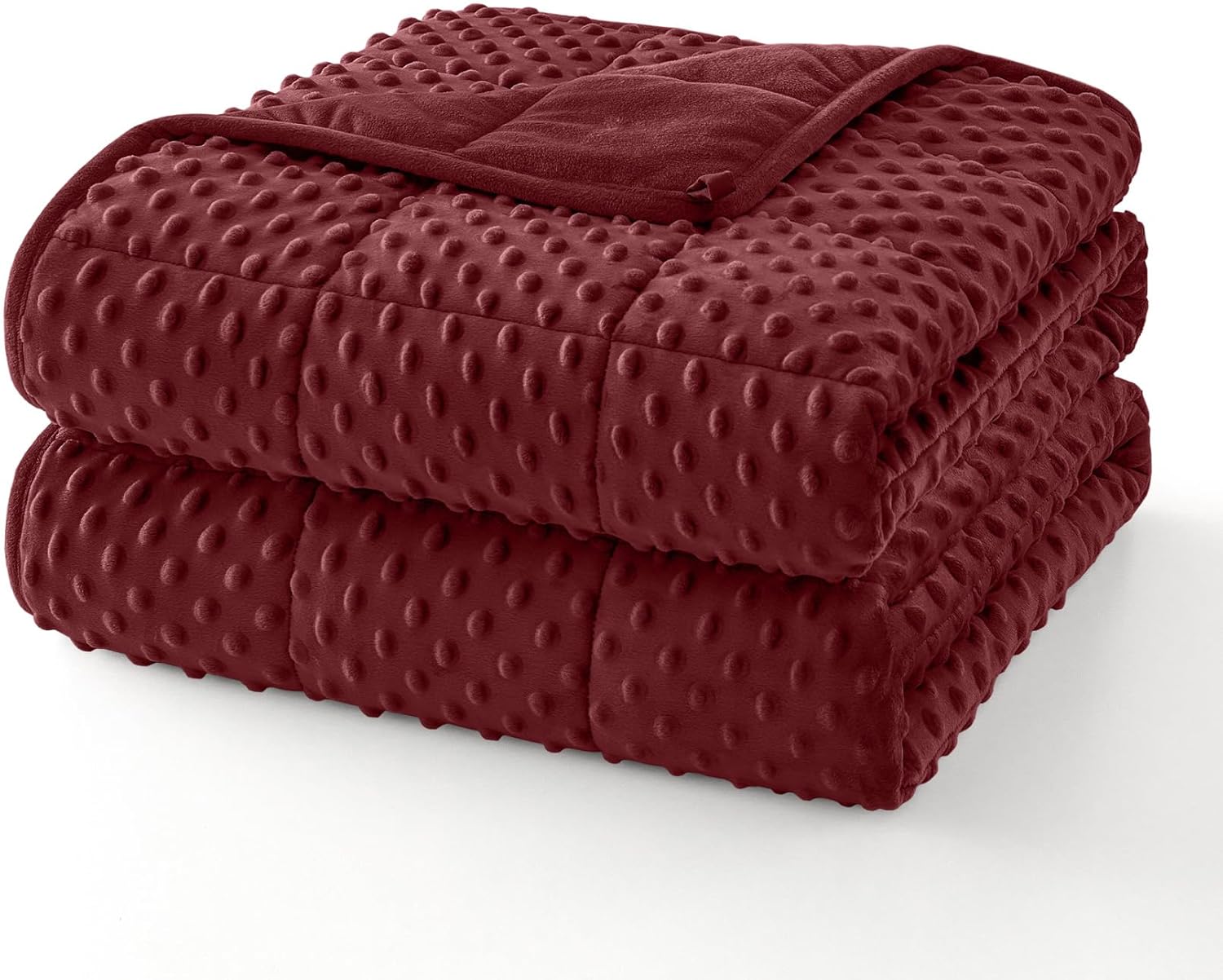 Weighted Blanket for Adults | Polka Dot Design | Cooling Microfiber Fabric | Stress Relief