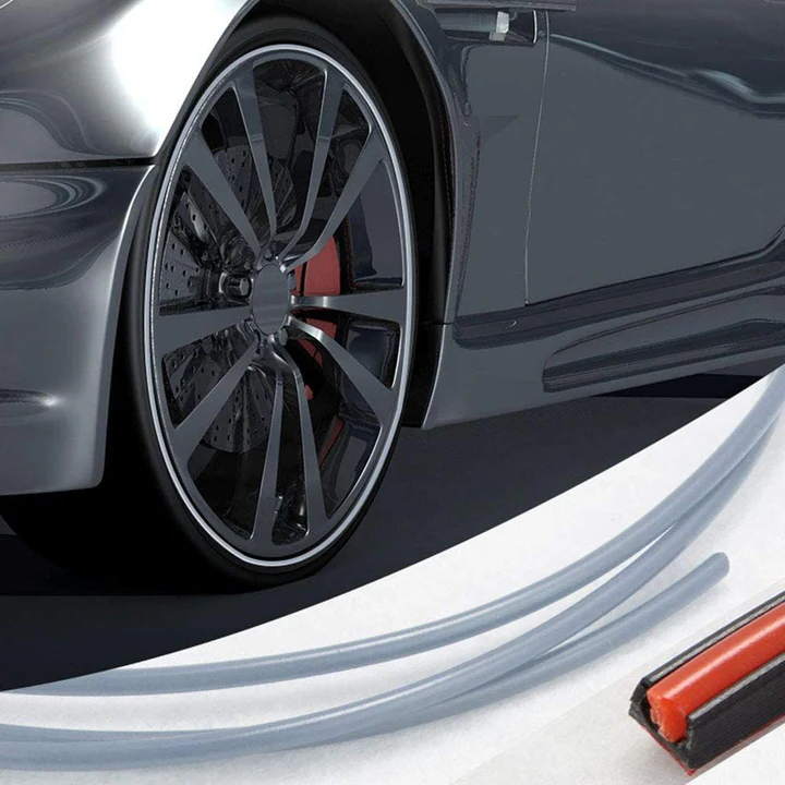 Wheel Rim Protector | Rubber Protective Strip | 8m Length | Scratch Protection