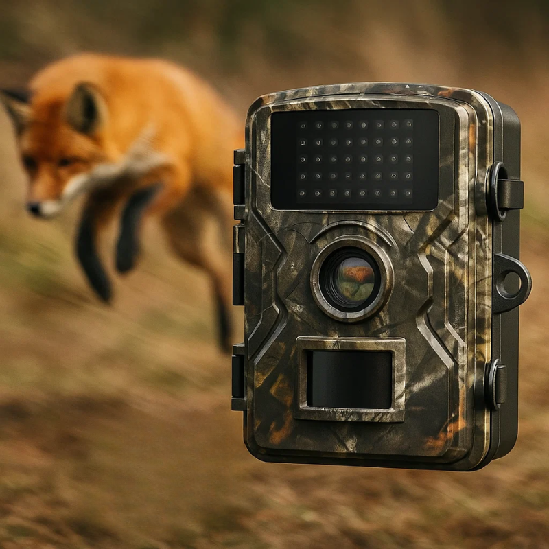 Wildlife Trail Camera | 16MP High-Resolution | IR Night Vision & Fast Trigger | Weatherproof