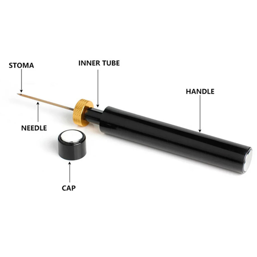 Wine Opener | Air Pressure Push-Button | Stainless Steel | Compact & Portable