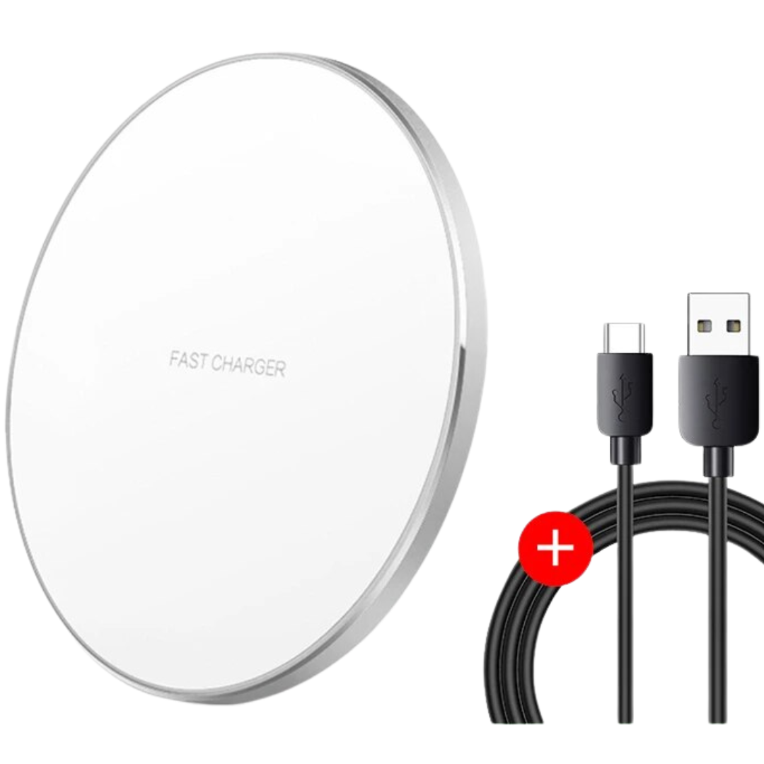 Wireless Charging Pad | 30W Fast Charge | USB-C Cable Included