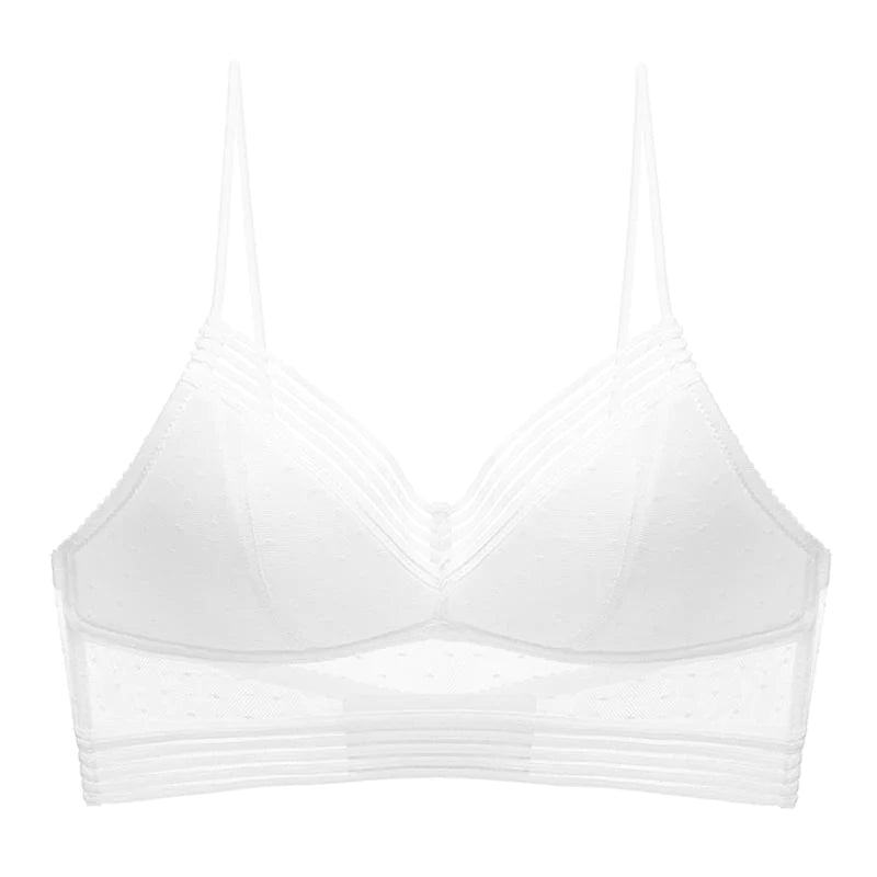 Women's Bra | Backless Comfort Lift | Lace & Cotton | Seamless Fit