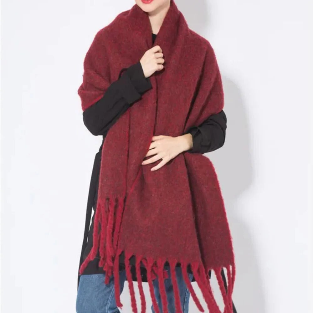Women's Cashmere Scarf | Extra-Long Ultra-Soft Wrap | 10 Color Options