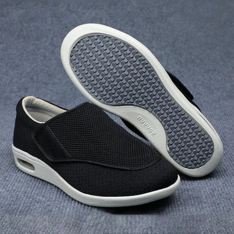 Women's Extra-Wide Walking Shoes | Breathable Mesh & Arch Support | Removable Memory Foam Insoles