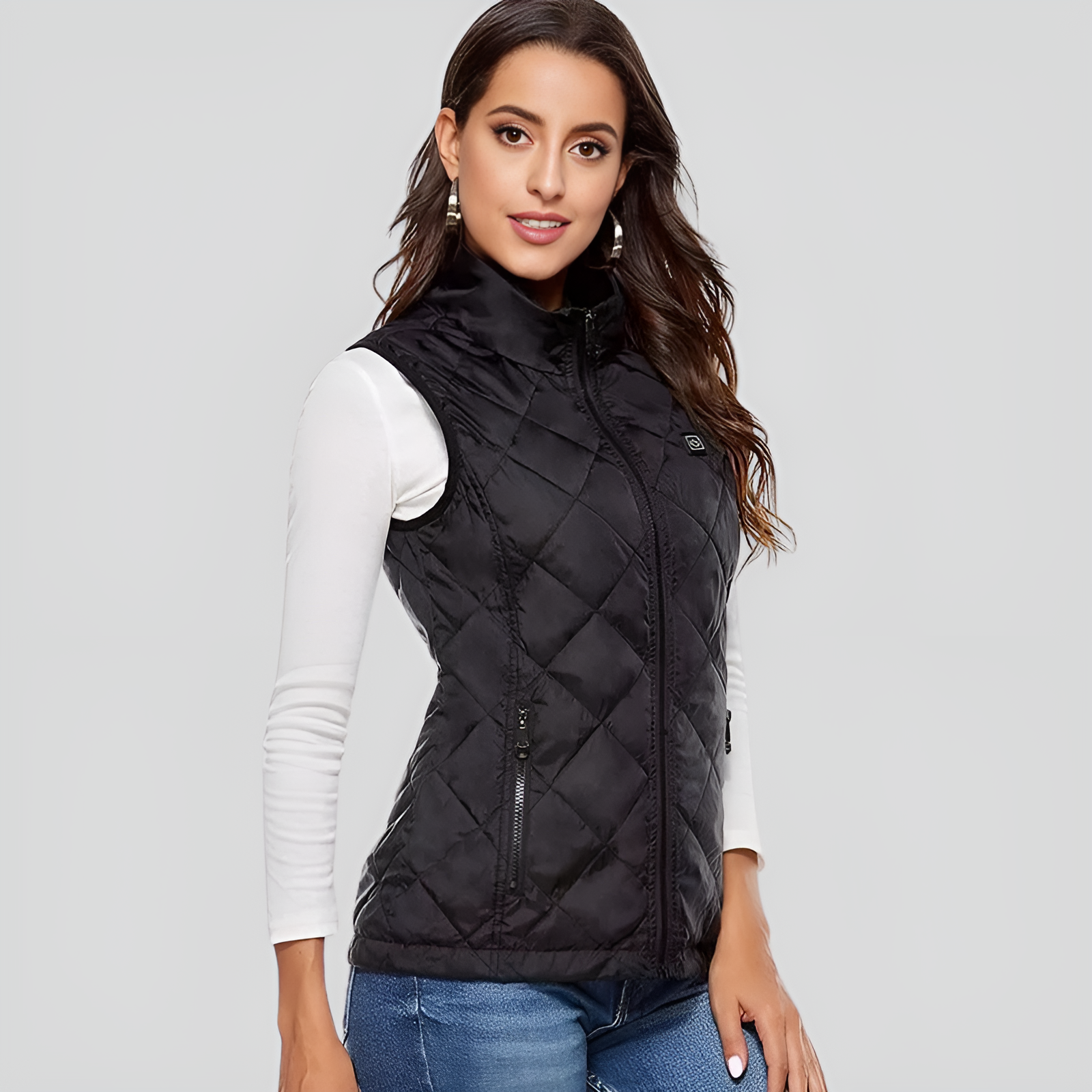 Women's Heated Vest | Dual Control & 9 Heating Zones | Lightweight Fabric | All-Season Warmth