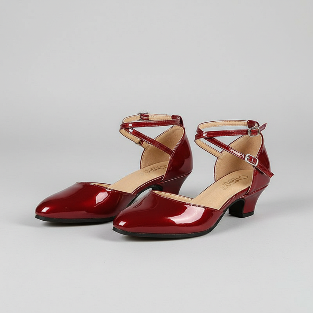 Women's Heeled Sandals | Chunky Block Heel | Durable Rubber Sole | Comfortable Fit