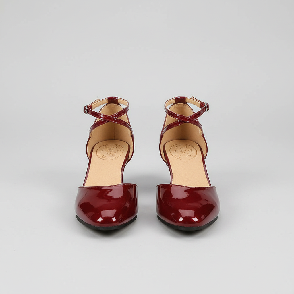Women's Heeled Sandals | Chunky Block Heel | Durable Rubber Sole | Comfortable Fit
