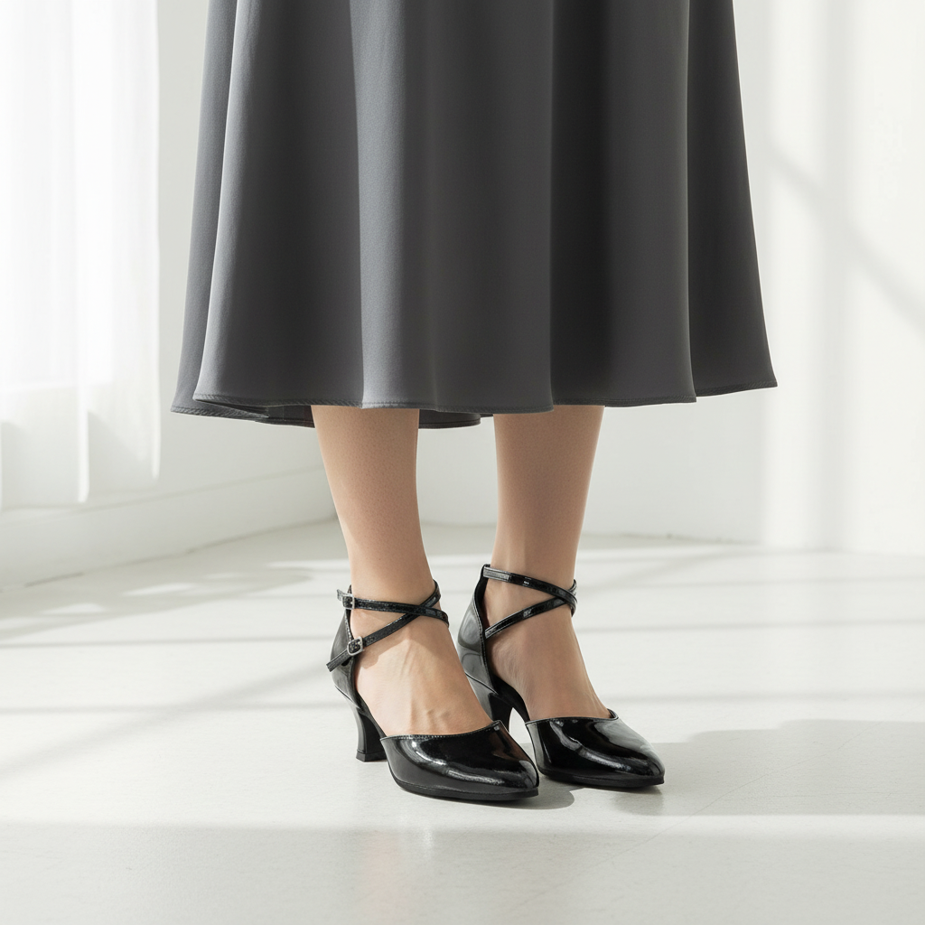 Women's Heeled Sandals | Chunky Block Heel | Durable Rubber Sole | Comfortable Fit