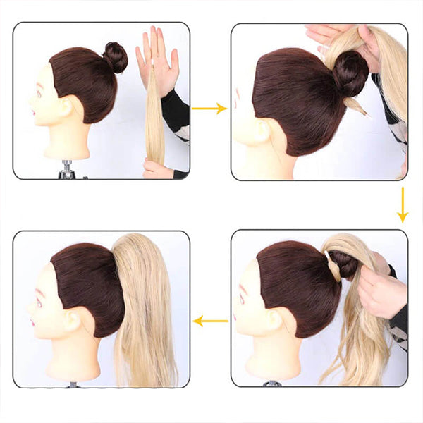 Women's Ponytail Tool | Instant Volume & Lift | Secure Lightweight Grip | All-Day Hold