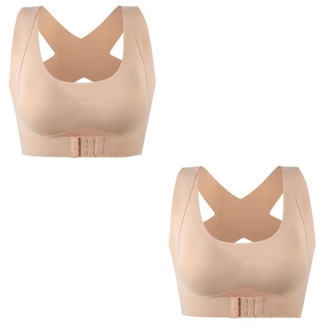 Women's Posture Correcting Bra | Front-Closure Support | Cleavage Lift & Padded Straps
