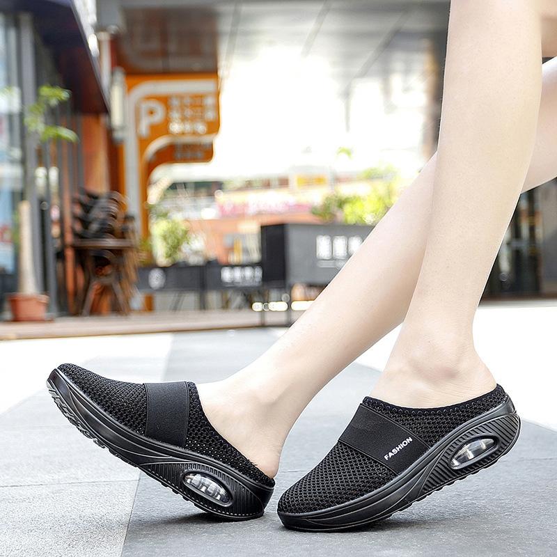 Women's Slingback Sandals | Air Cushion Orthopedic Design | Mesh Upper & EVA Sole | Arch Support