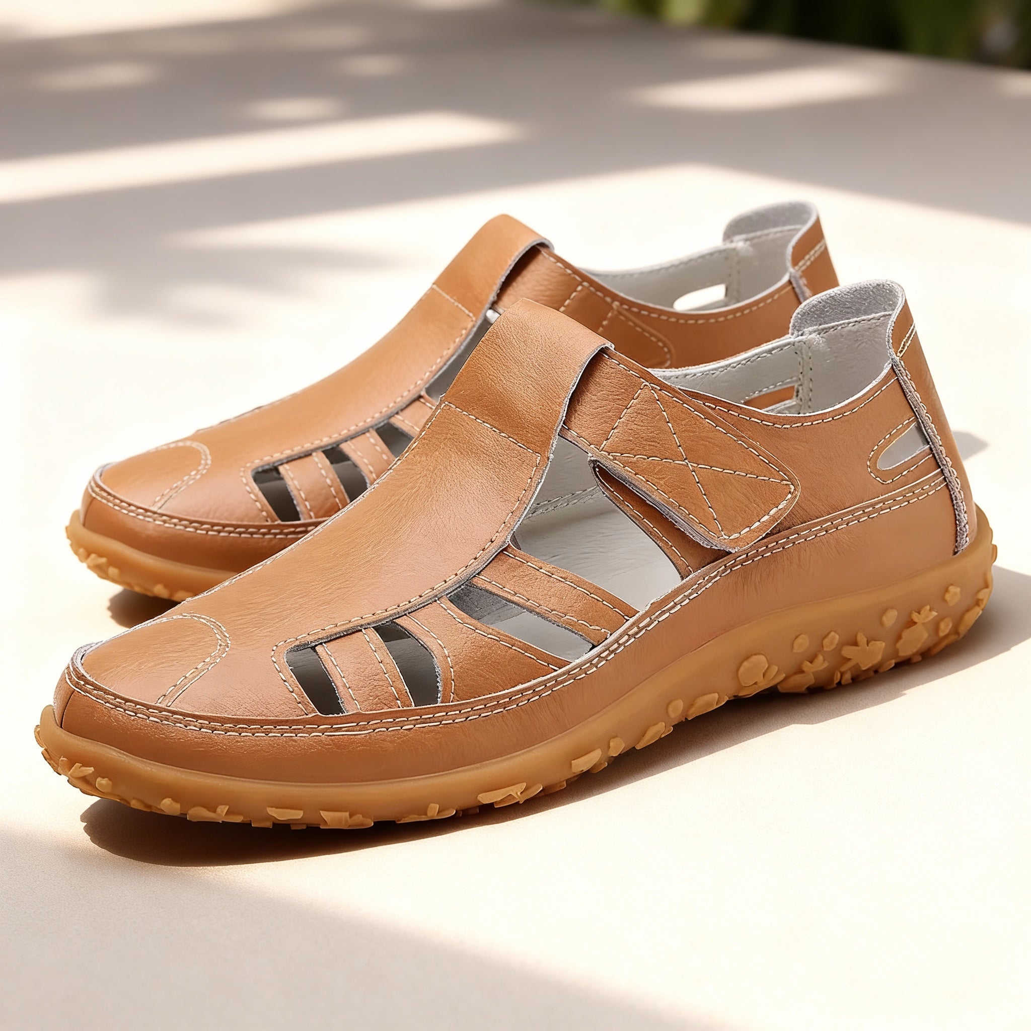 Women's Slip-On Sandals | Orthopedic | Leather Lining & Non-Slip Sole | Comfortable Fit