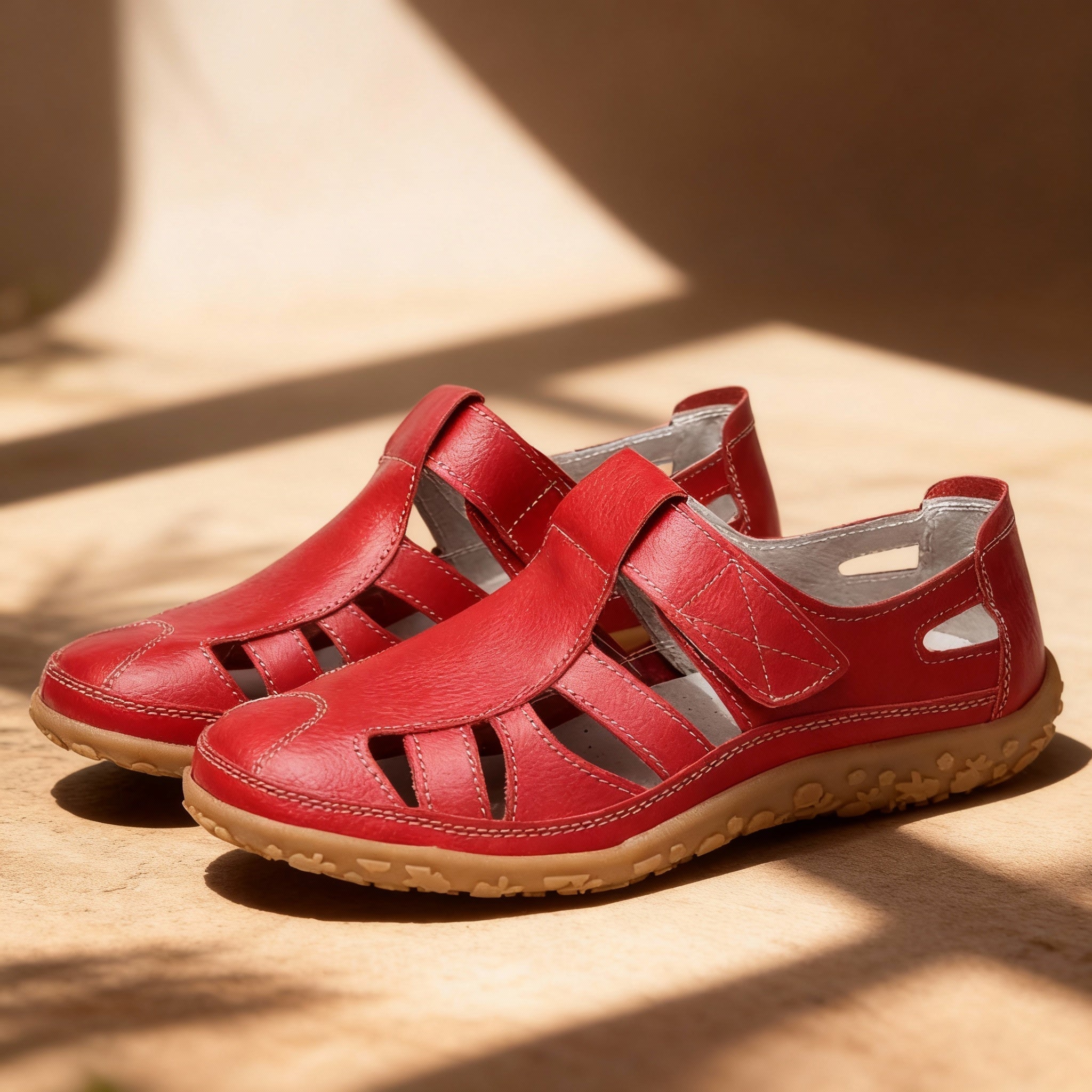 Women's Slip-On Sandals | Orthopedic | Leather Lining & Non-Slip Sole | Comfortable Fit