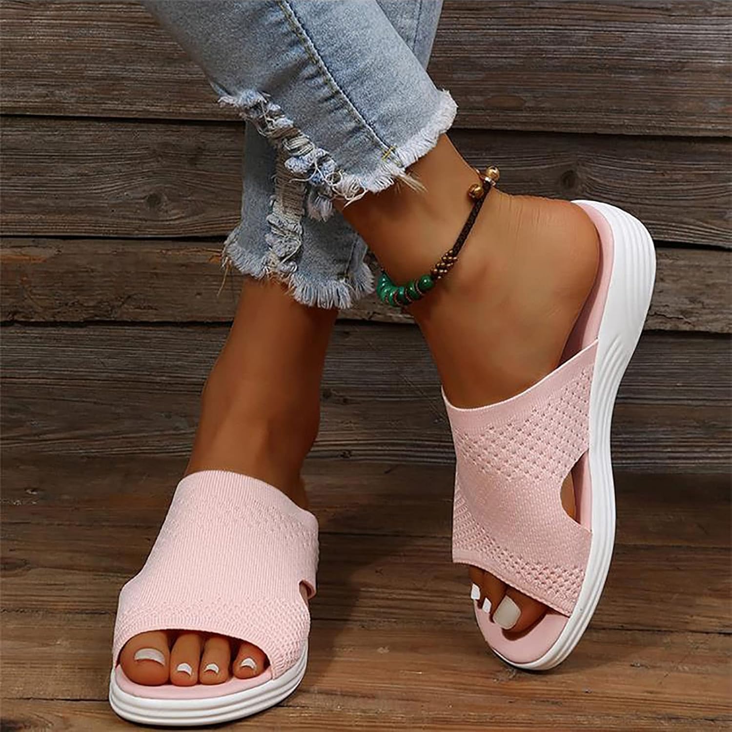 Women's Slippers | Shock-Absorbing Sole | Breathable Mesh Upper | Comfortable Fit