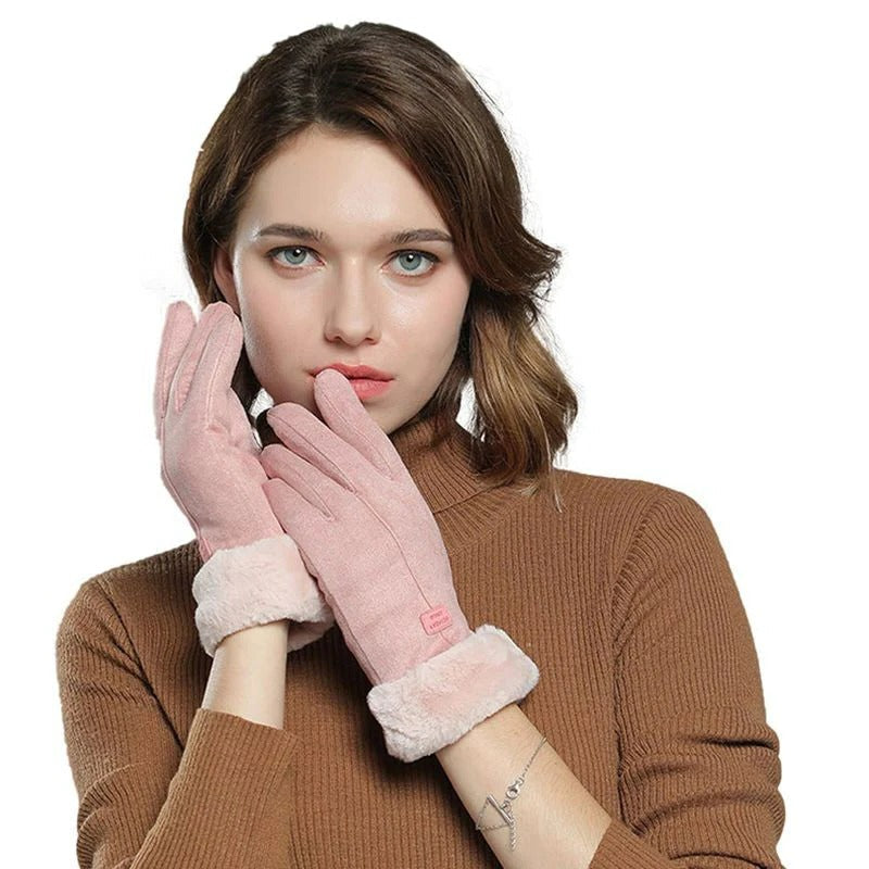 Women's Winter Gloves | Touchscreen Fingertips | Water-Resistant & Windproof | Warm Lining